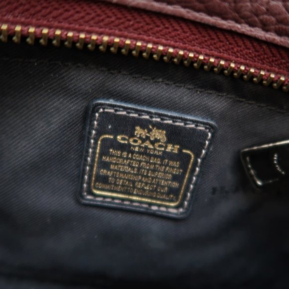 COACH Swagger  Chain Leather Crossbody Bag - Picture 7 of 12